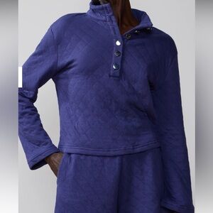 NY&C Long Sleeve Quilted Sweatshirt